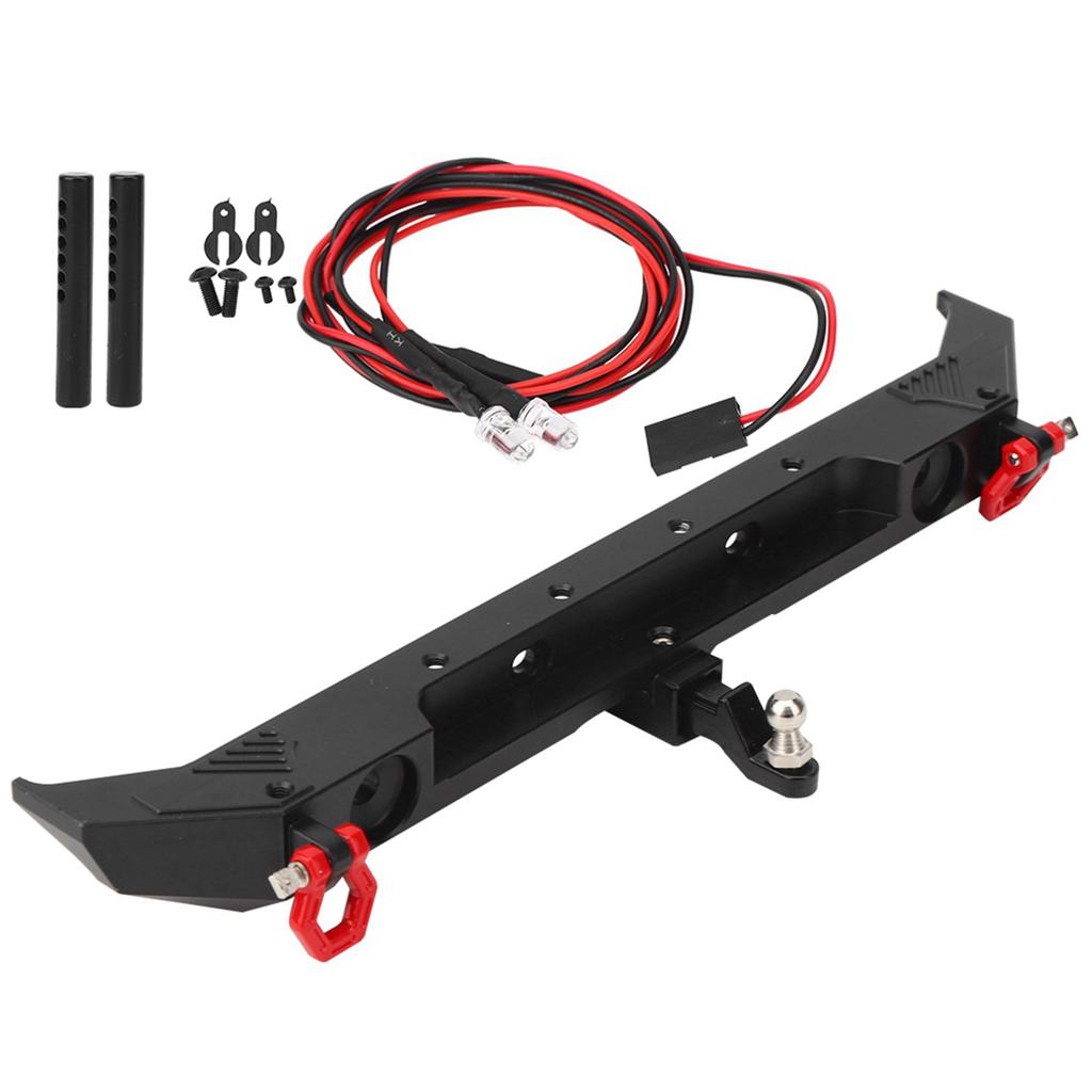 Металлический задний бампер с D-образными кольцами, подходит для модели автомобиля Axial SCX10 III AXI03007 110 RC