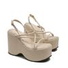 Platform Woman's Sexy Sandals Shoes Punk Wedges High Heels Comfy Leisure Woman Shoes Designer Sandals