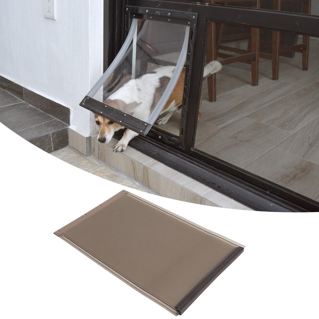 Magnetic Pet Door Strips Thermal Insulation Soft Plastic Clear Doggy Door Replacement Flap Punch