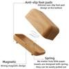 Ins Style Imitation Wood Grain Tissue Box Napkin Paper Case  Living Room Decoration