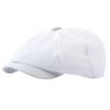 Full Mesh Octagonal Hat for Men and CZA242 [White Fang] Cap, Simple, Stylish, Women, (white)