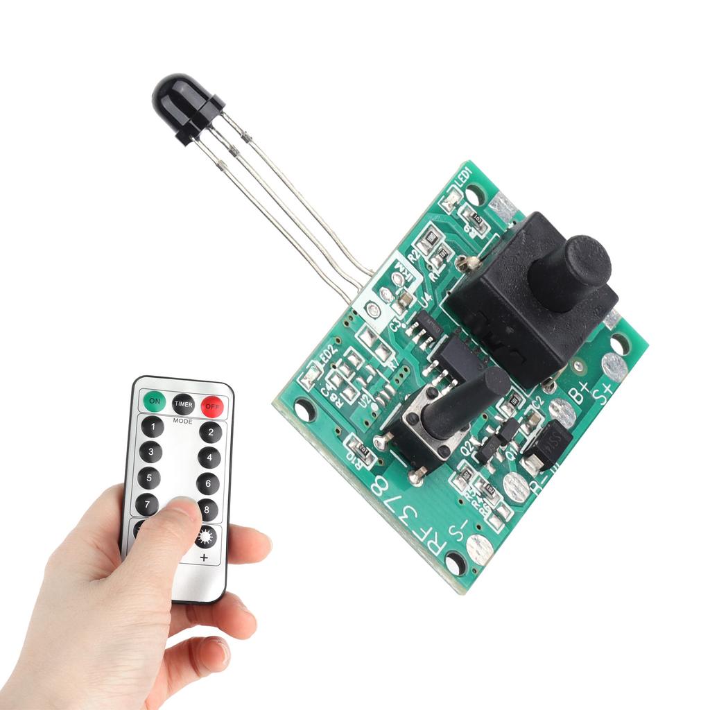 3.7 В солнечная лампа контроллер модуля цепи печатная плата с пультом дистанционного управления для солнечных гирлянд