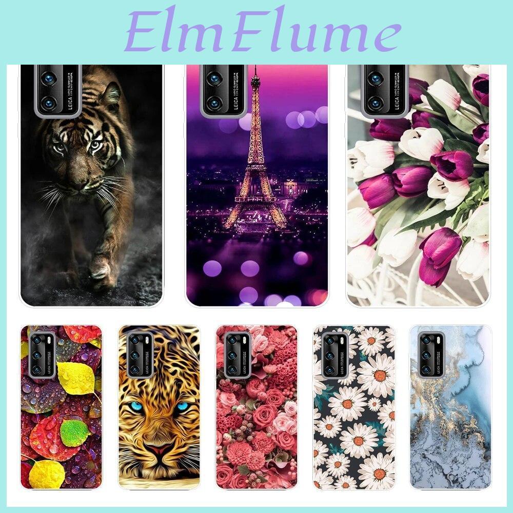 Lite Case For Huawei P40 Transparent Soft Tpu Protector Back Cover For Huawei P40 Lite E P 40 P40lite P40 Pro Cases Cover Bumper