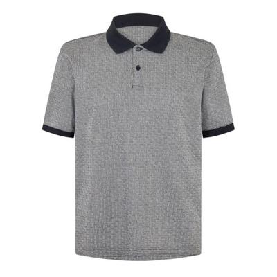 Mens Basket Weave Regular Polo Shirt