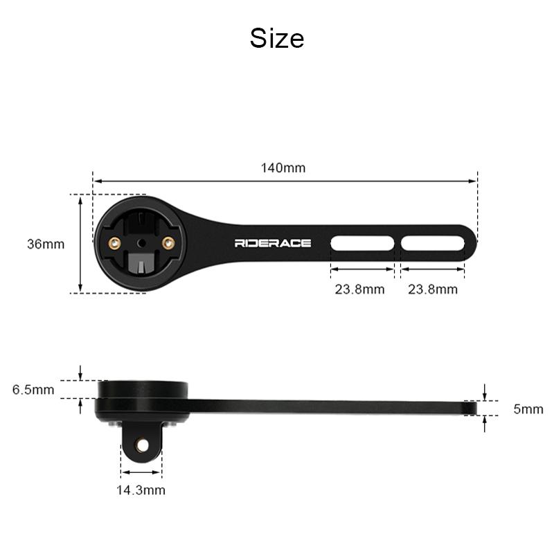 Держатель для велосипедного компьютера из алюминиевого сплава для Garmin Bryton Edge Series Gopro подставка для фонаря крепление для велосипедного секундомера спидометра