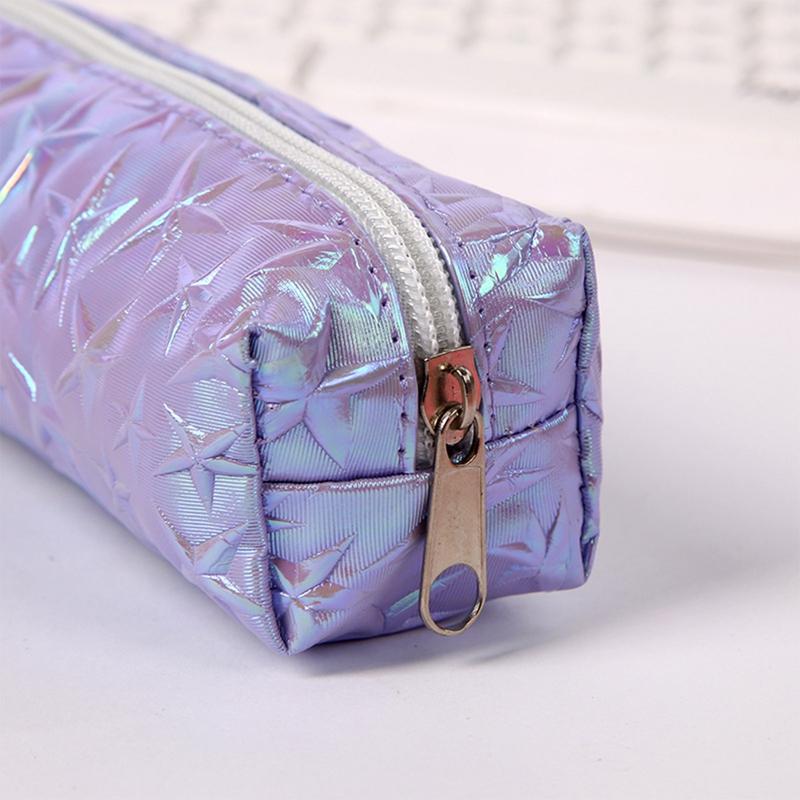 Милый кавайный лазерный 3D-пенал со звездами, вместительные сумки для ручек, милые сумки для карандашей для девочек, подарочные школьные принадлежности, корейские канцелярские принадлежности