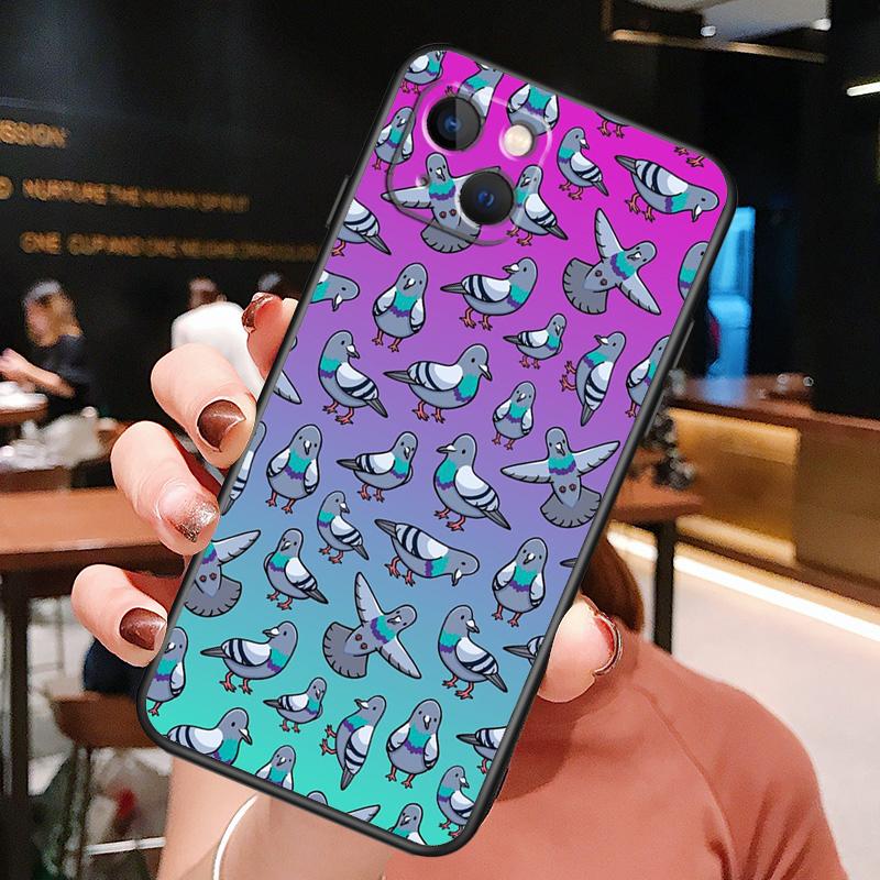 Голуби Птица Птицы Стая Животное Чехол Для iPhone 11 12 13 14 15 16 Pro Max Mini X XS XR 14 Plus Защитная Крышка