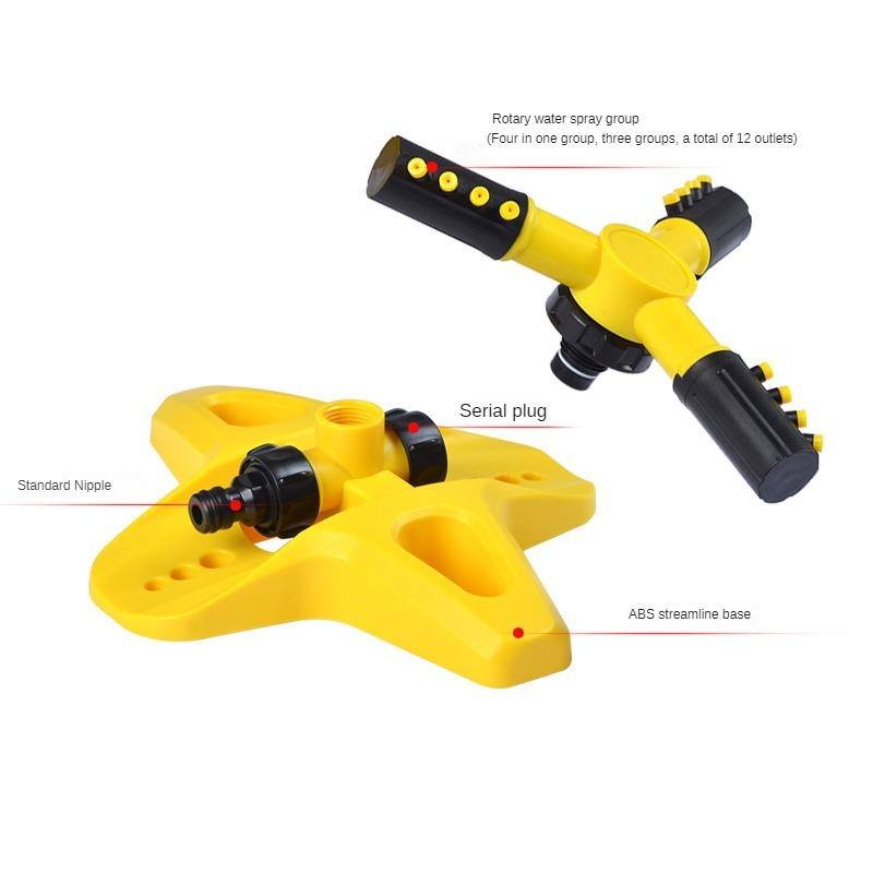 Серия вращающихся спринклеров на 360 градусов, садовая строительная площадка, автоматический спринклер, спринклер Trident, сельскохозяйственный спринклер с распылением