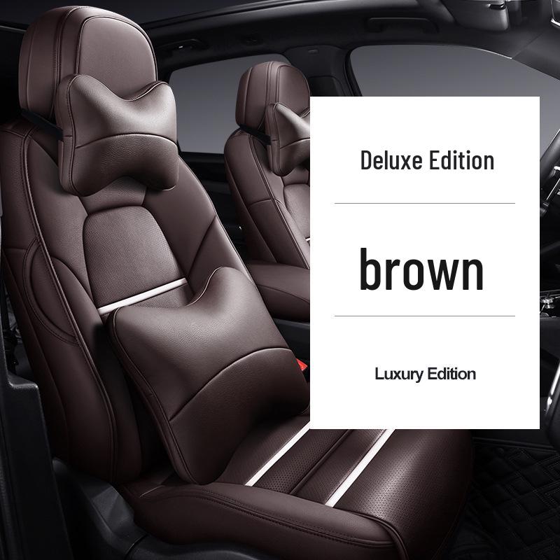 Кожаные чехлы на сиденья Mercedes-Benz C/E/GLC/A-Class – Полный охват, Всесезонная подушка