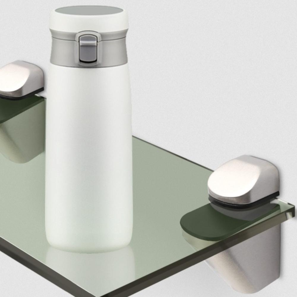 Adjustable Partition Board Holder Zinc Alloy Wall Mount Floating Clip DIY Installation
