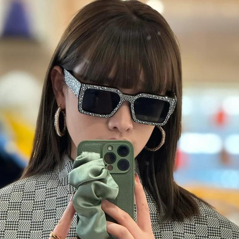 Хип-хоп Стильные женские солнцезащитные очки Квадратная форма Защита UV400 Солнцезащитные очки Мужская мода Трендовые для путешествий Женские солнцезащитные очки