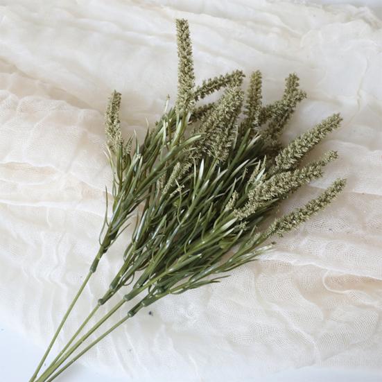 1 ветка, искусственный цветок, долгий срок службы, минималистичный, экологически чистый, красивый, сделай сам, художественная имитация травы, домашний декор