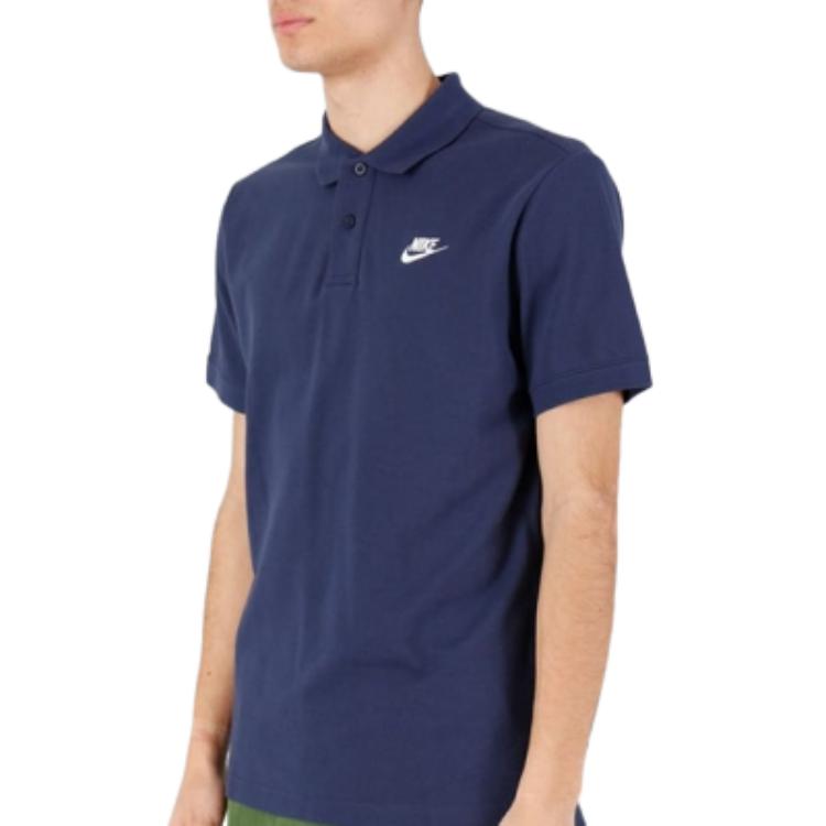 Nike Мужская рубашка-поло Морской синий CN8765-410