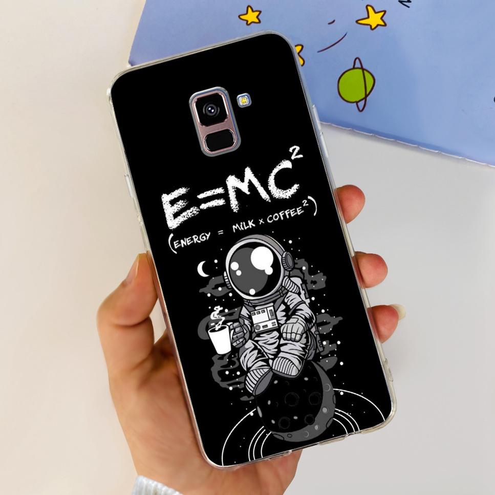 For Samsung Galaxy A8+ A8 Plus Case New Butterfly Flower TPU Soft Silicon Cover For Samsung A8+ 2018 SM-A730F Phone Case Funda