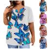 Женская рубашка с коротким рукавом и пуговицами, футболка больших размеров, повседневные топы с цветочным принтом