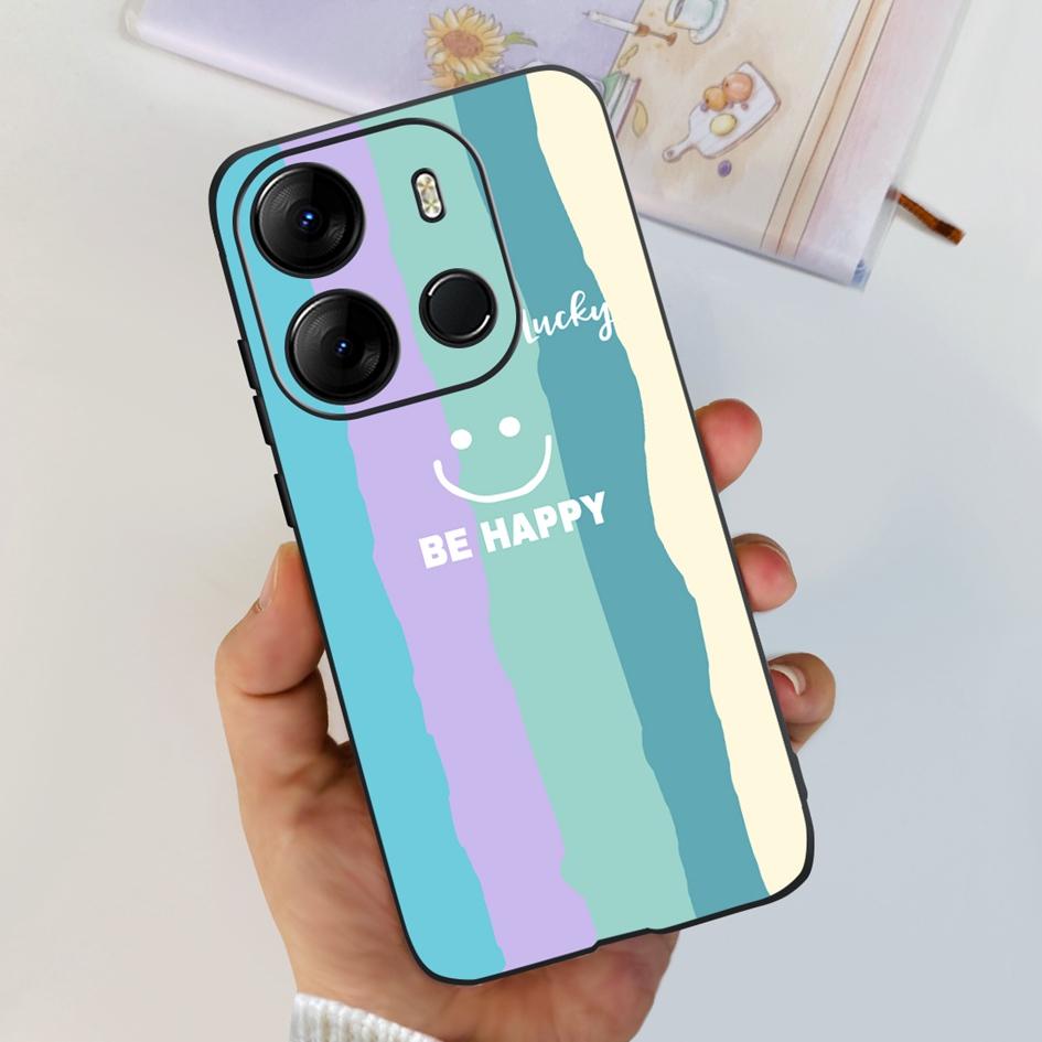 Чехол для Tecno Spark Go 2023 Модный Черный Силиконовый Мягкий Чехол для Телефона Для SparkGo 2022 Spark 6Go 2020 Задняя Крышка на Spark 8C Funda