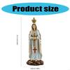 62KD Elegant Fatima Holy Virgin Statue Religious Figurine With Realistic