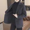 2024 Men's Woolen Stand Collar Coat - Autumn/Winter Business Casual Trend
