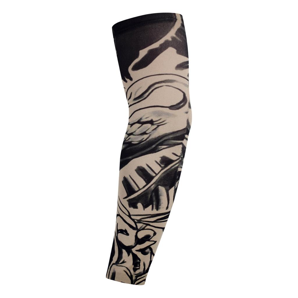 Simulation Tattoo Arm Sleeves Sunproof Arm Covers for Outdoor Enthusiasts Sport Accessory Driving Cycling Arm Protectors