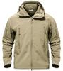 TACVASEN Sharkskin Softshell Флис Стильный Спортивный Страйкбол Размер L Мужское Водоотталкивающее Пальто, Куртка, Снаряжение, Хаки,
