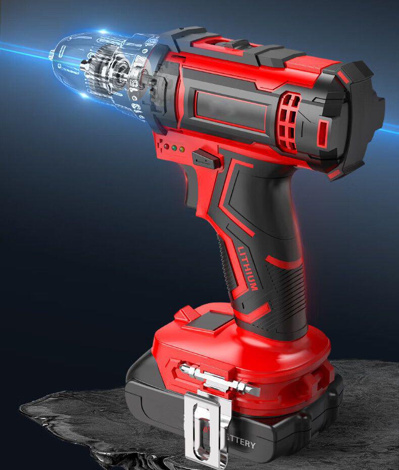 Cordless Multifunctional Drill Set: Electrician & Carpenter Repair Kit with Lithium Battery