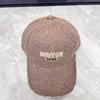Letter Embroidery Plush Hats Keep Warm Plush Cap Fashion Baseball Cap  For Men