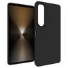 For Sony Xperia 1 VII TPU Case WANLONFENG MS Series Matte Back Cover with Tempered Glass (Big Hole Lens)