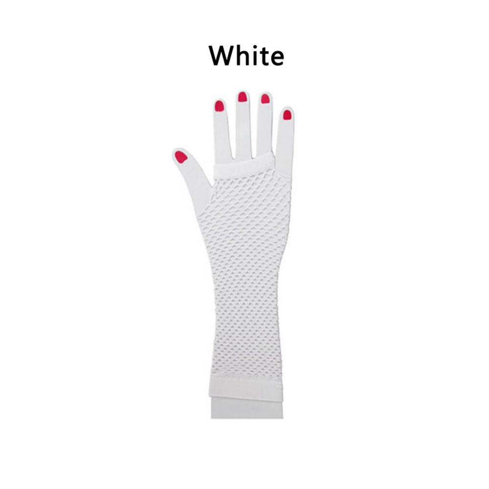 Готические женские длинные перчатки без пальцев из сетки для ночного клуба, панк-перчатки, сетчатые перчатки, длинные перчатки