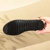 Mom Shoes Spring/Fall Style Soft-Sole Anti-Slip Flat Work Shoes for Middle-Aged and Elderly Women - Black Casual Versatile