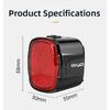 GlYO Bike Tail Light - Super Bright USB Rechargeable Waterproof Safety Flashlight for Night Cycling on Road/Mountain Bike 7