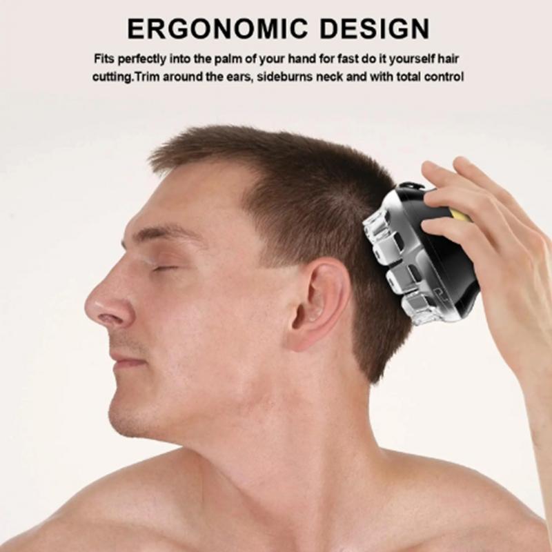 Fully Automatic Men's Waterproof Hair Clipper with 360 degree Hair Clipper Blade Electric Clipper USB Universal Hair Trimmer Kit