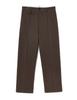 LORES Pintuck Chino Pants - Brown