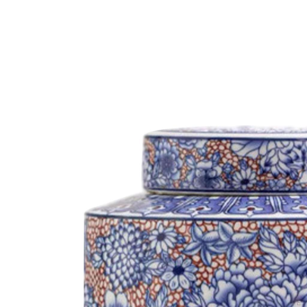 Элегантная фарфоровая банка для чая с крышкой - стильная банка для хранения для домашнего декора