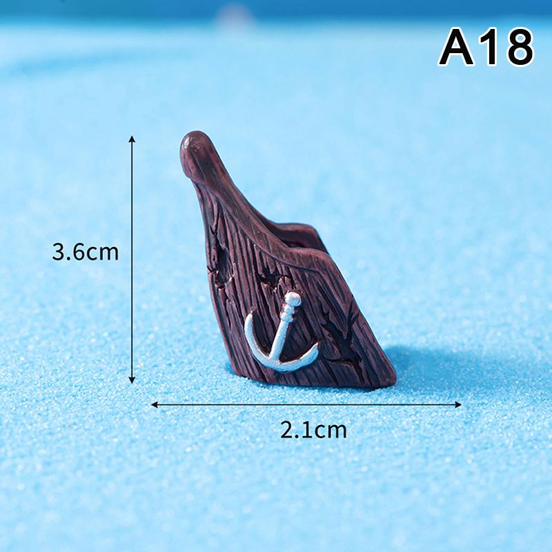 Mini Ocean Figurine Resin Ornaments Cute Marine Life Sea Animals Tiny Statue Aquarium Home Desktop Micro Landscape Decor