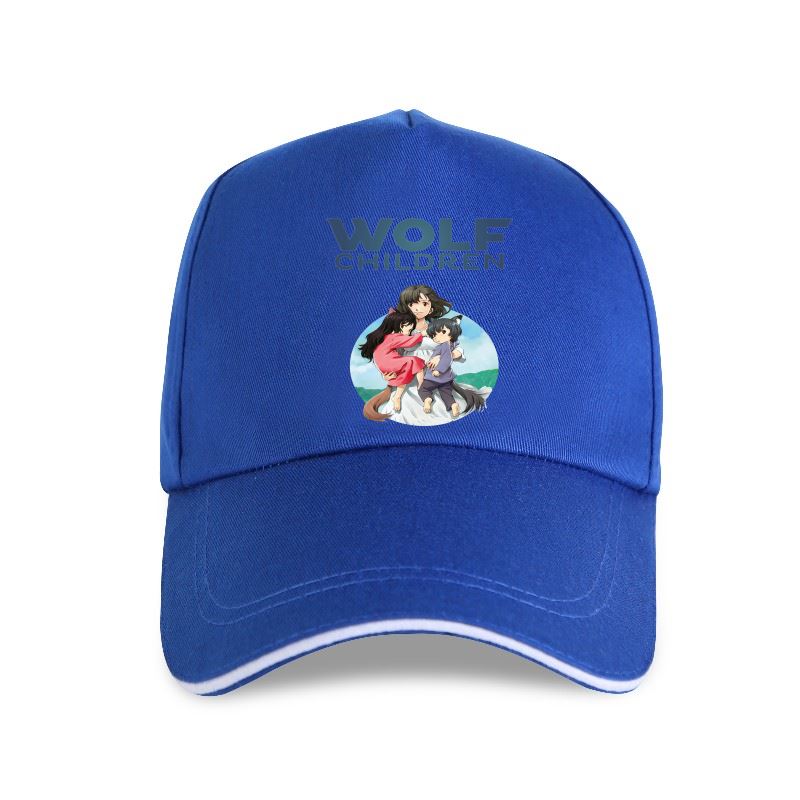 Новая кепка, шляпа, аниме, волк, дети V1, Kami Kodomo No Ame To Yuki, бейсбольная кепка всех размеров, S 5Xl, модная футболка унисекс, хлопковая марка te