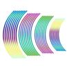 inches PVC Wheel Rim Tape Wheel Sticker Motorcycle Reflective Stripes Reflective Rim Stripe