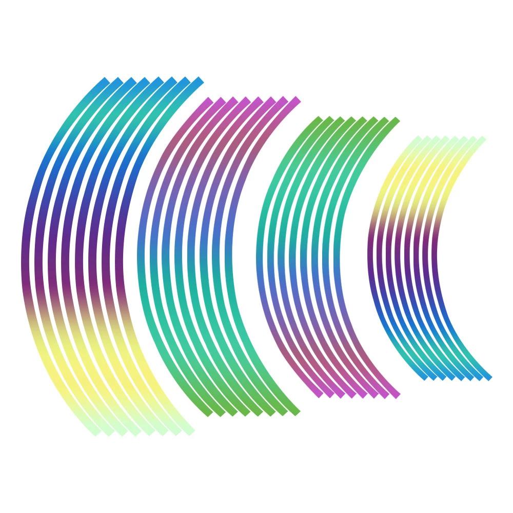 inches PVC Wheel Rim Tape Wheel Sticker Motorcycle Reflective Stripes Reflective Rim Stripe