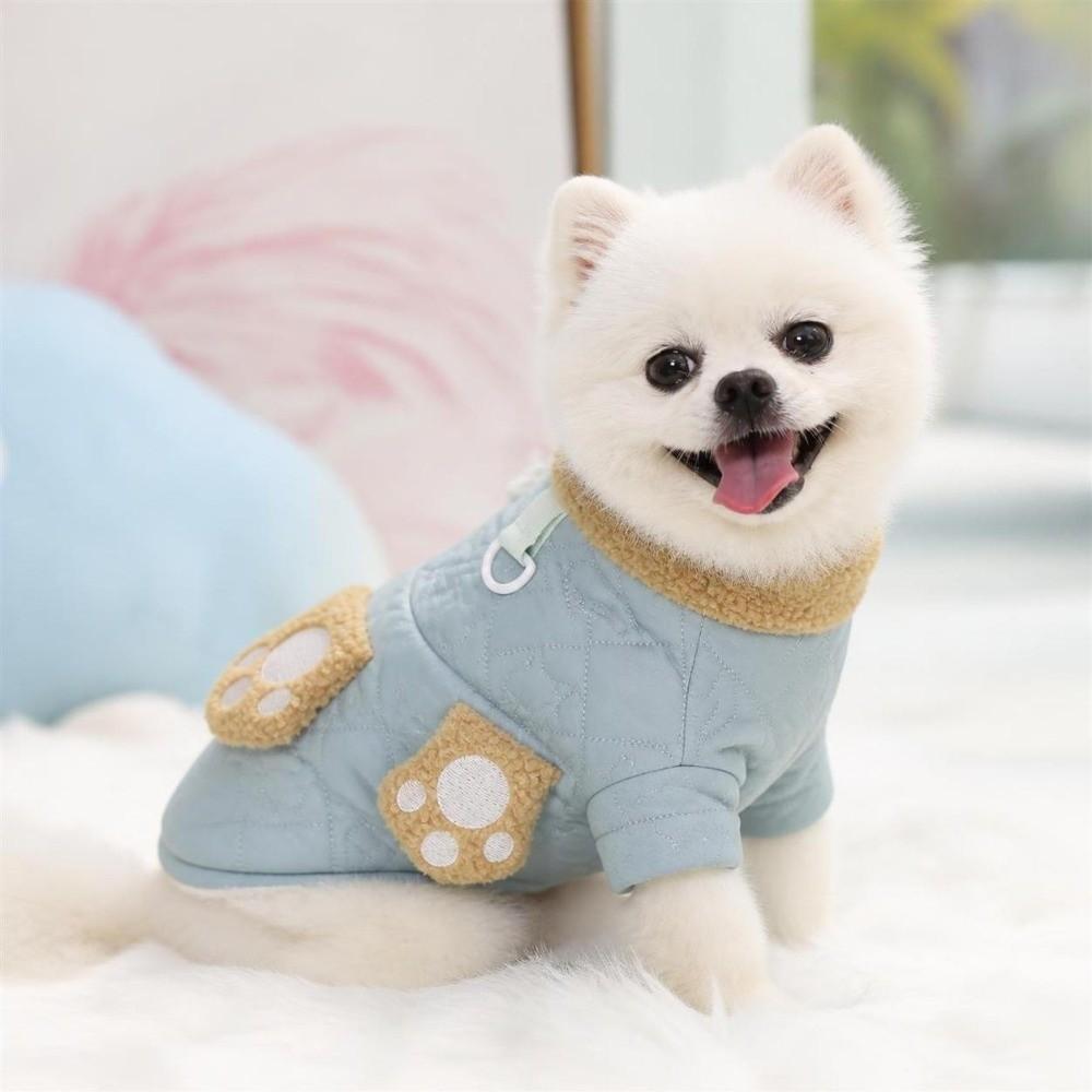 Winter Dog Warm Clothes Plush Dog Vest Coat Fashion Pet Clothes Puppy