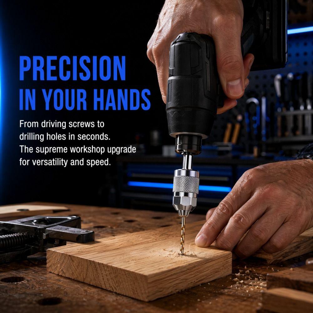 Hexagonal Shank Hex Shank Drill Bits Adapter Quickly Replace Hex Shank Connector Woodworking
