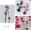 Acrylic 10pcs for Bracelet Necklace Making Materials Bowknot Handmade Beads Mixing Candy Color DIY Jewelry Accessories Pendants Flower Cat Paw
