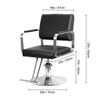 Hydraulic Barber Chair, Salon Chair for Hair Stylist, Heavy Duty Styling Chair with Height Adjustable, Shampoo Beauty Salon Chair Equipment