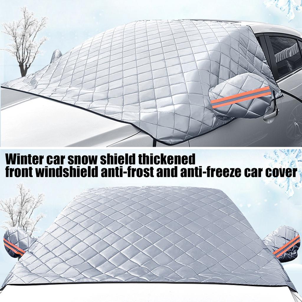Зимний автомобильный снежный щиток утолщенный лобовое стекло противообледенительный и антифризный чехол для автомобиля