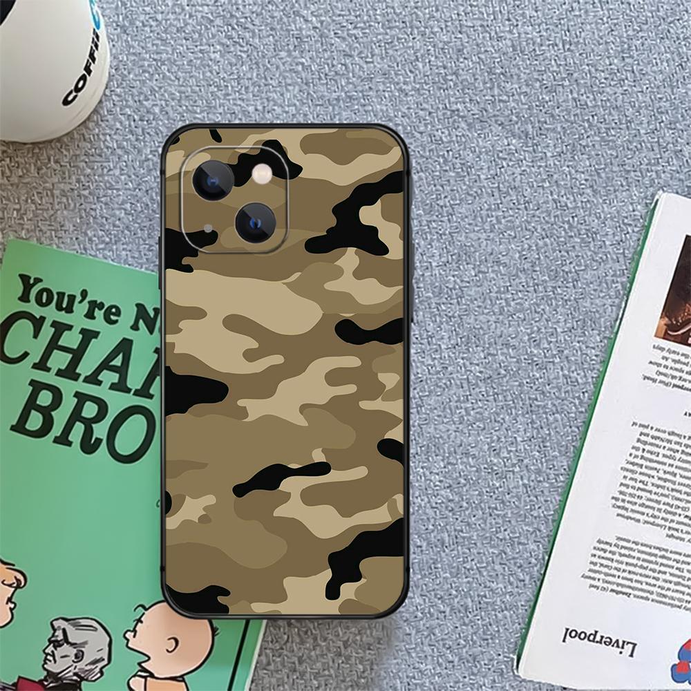 Чехол для телефона Camo Camouflage Army Cover Coque для iPhone Xiaomi Mi Samsung Galaxy Redmi Note AS 11 12 13 14 15 22 23 24 5G Pro Plus Max Fe Ultra