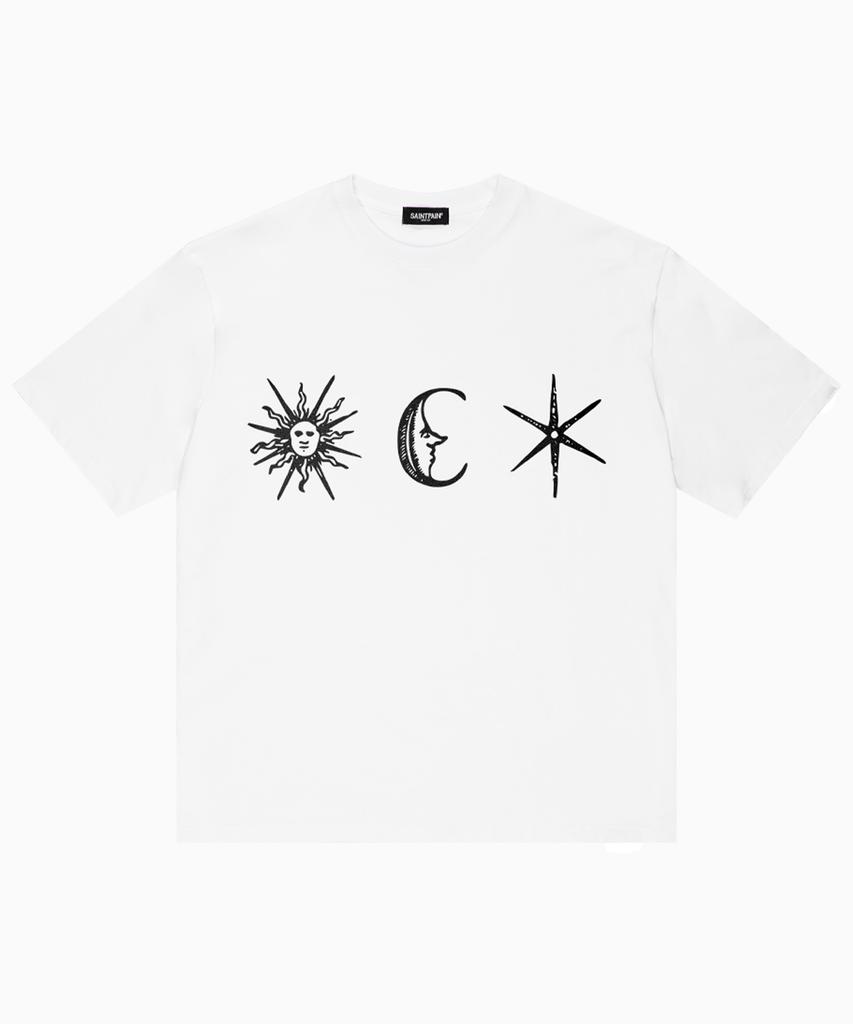 SAINTPAIN Sp Тяжелая футболка с коротким рукавом Fortune Белая