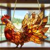 1 Piece Eye-catching Rooster 2D Acrylic Pendant, Perfect for Garden Decoration, Adding Farmhouse Charm To The Kitchen and Porch