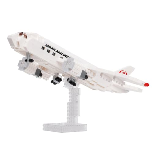 Kawada Nanoblock JAL Airliner 580 Pieces 19.5 X 10 X 18.5cm Ages 12+ Interior Hobby NBM-044