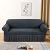 Seersucker Sofa Cover Elastic Sofa Slipcover Adjustable Sofa Cover Furniture Protector For Living Room Bedroom Office Home Decor