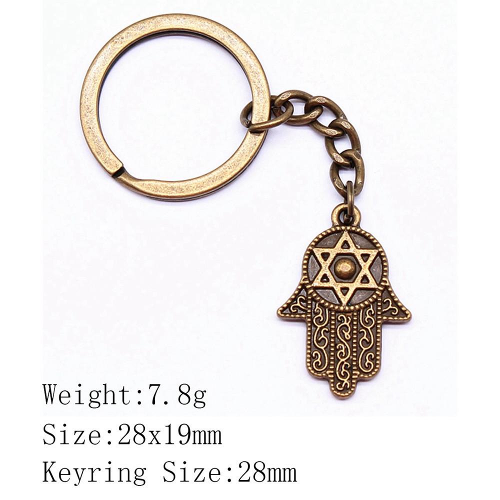 Брелок для ключей в виде сумки «Обратно в школу» с изображением руки Хамсы и глаза Гора, украшения для дома, крутой брелок