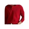Polo Ralph Lauren Классический крой Свободный Дышащий Хлопковая сетка В рубчик Лонгслив Поло Мужские топы 710680792-069
