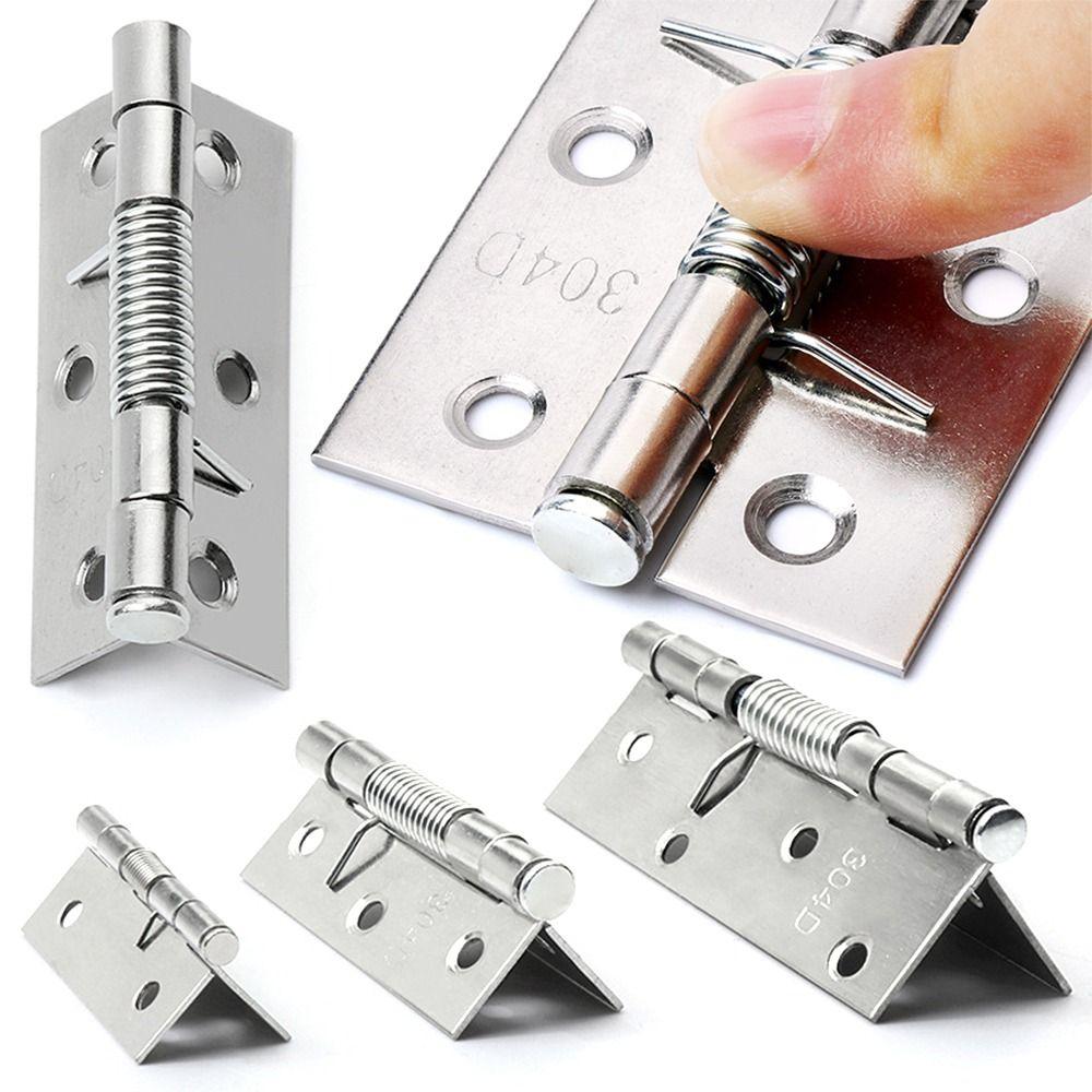 Stainless Steel Hardware with Spring Window Accessories Cross Hinge Furniture Supplies Door Hinges